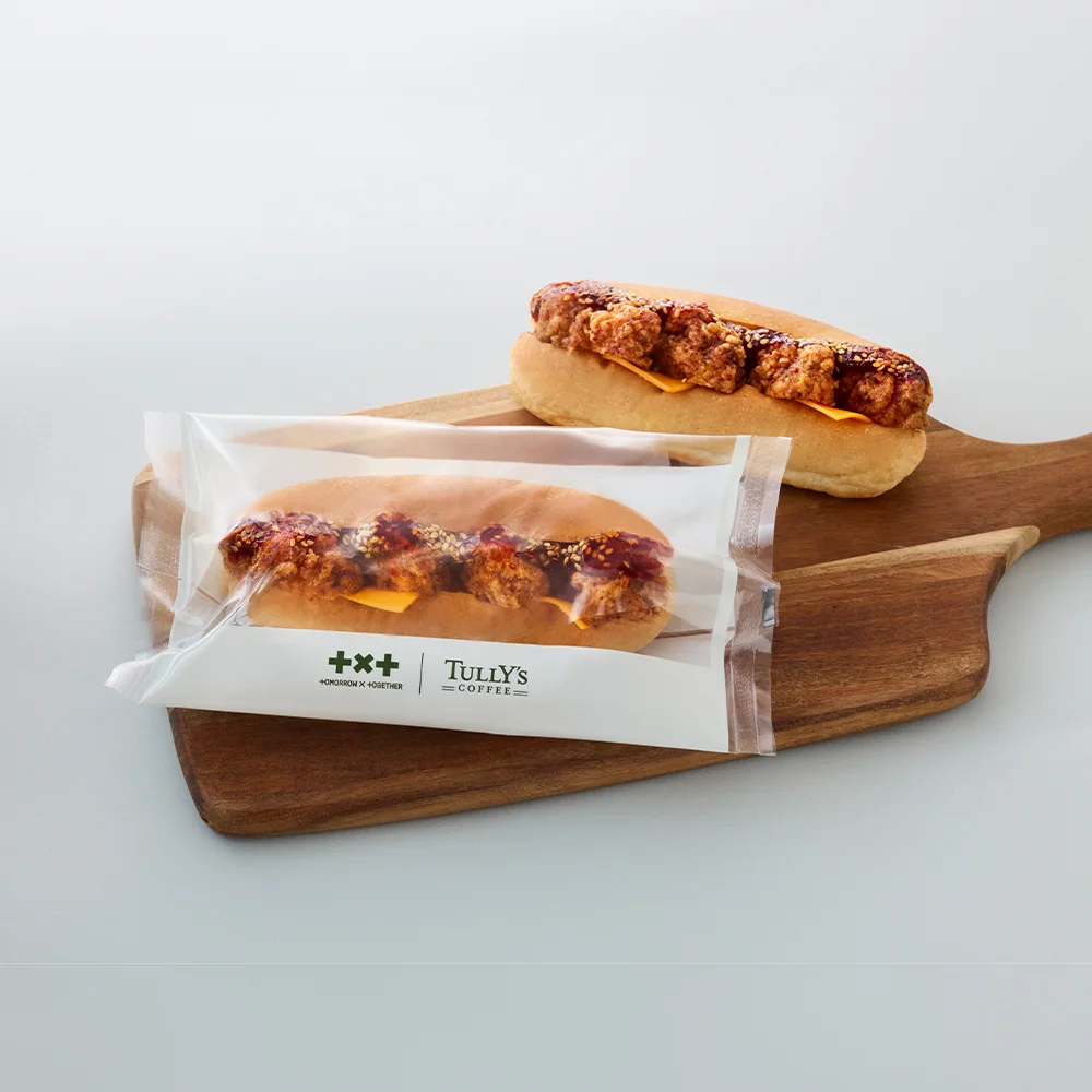 ヤンニョムチキンチーズサンド