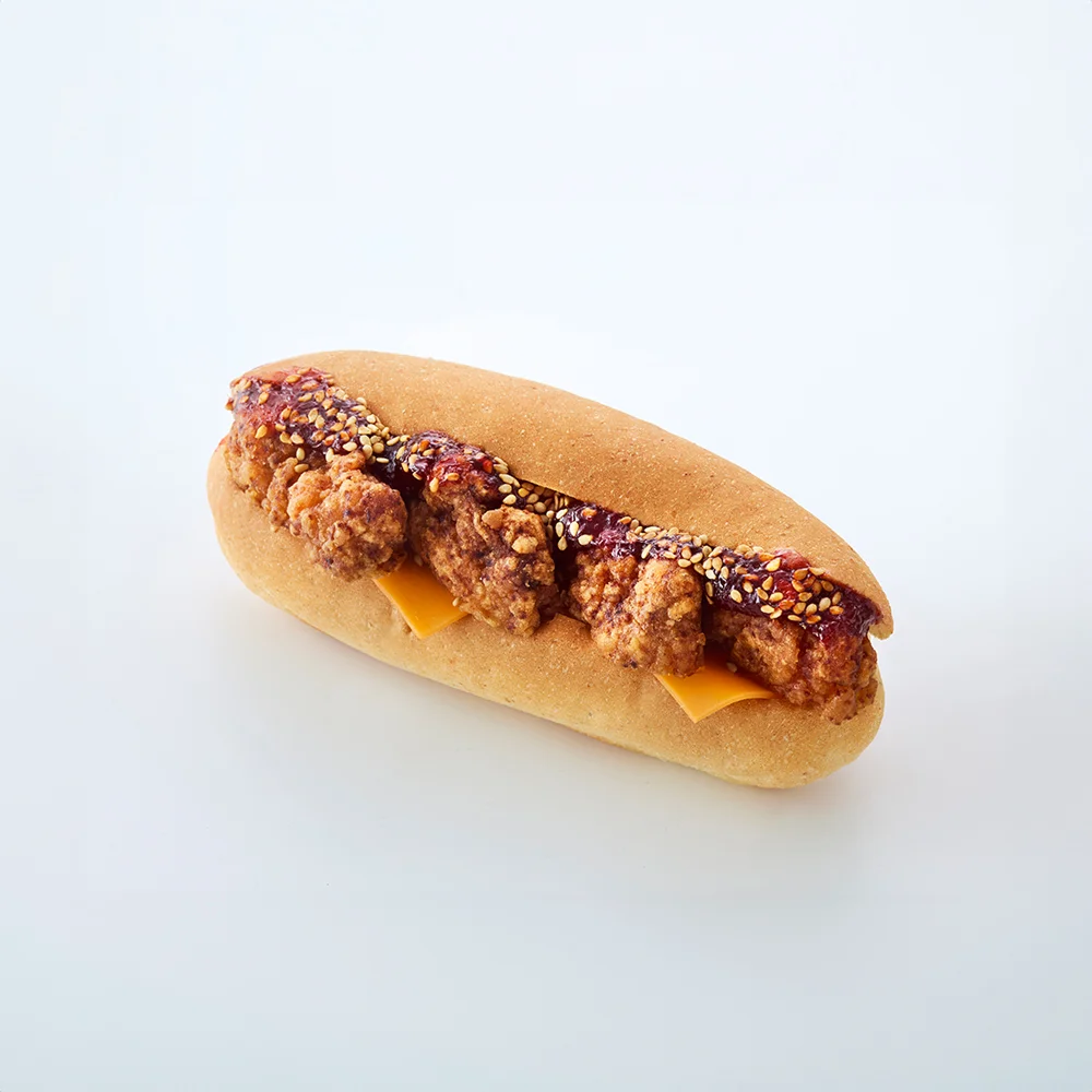 ヤンニョムチキンチーズサンド