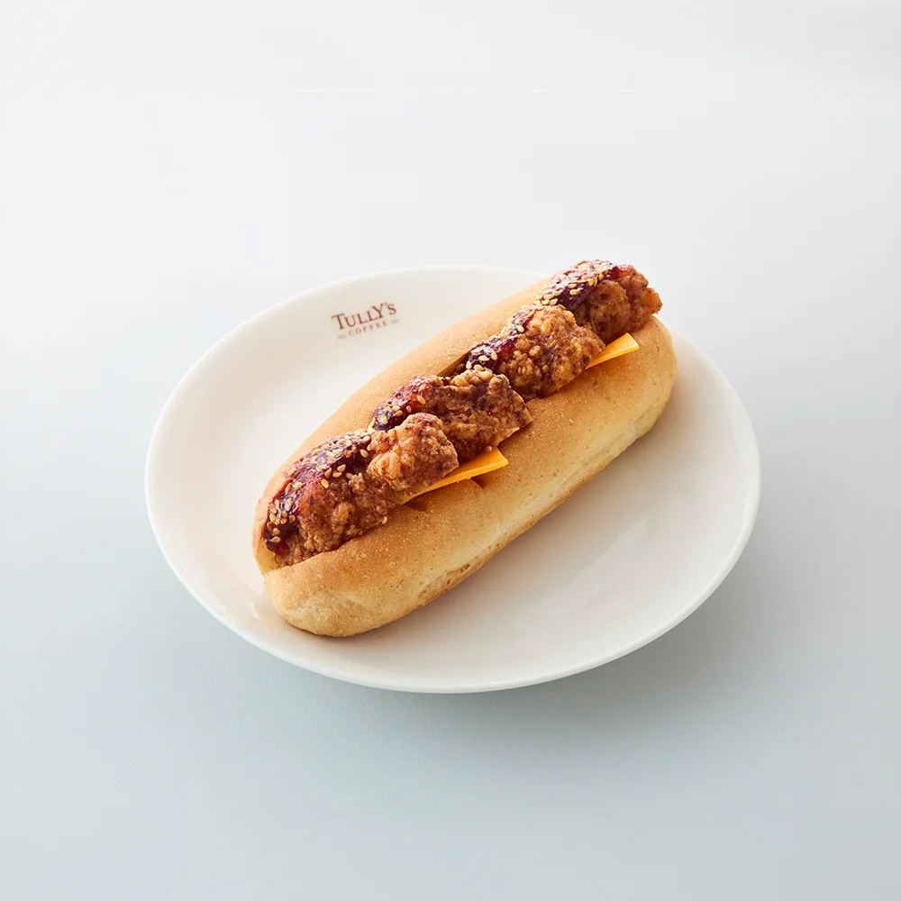 ヤンニョムチキンチーズサンド