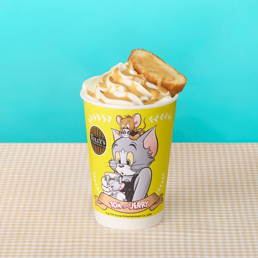 さくさくラスクのピーナッツバターラテ