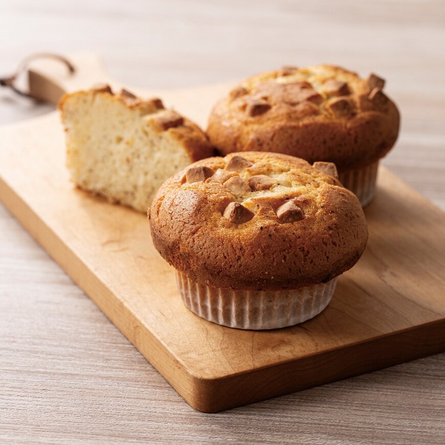 ふわふわマフィン アールグレイ&ホワイトチョコ