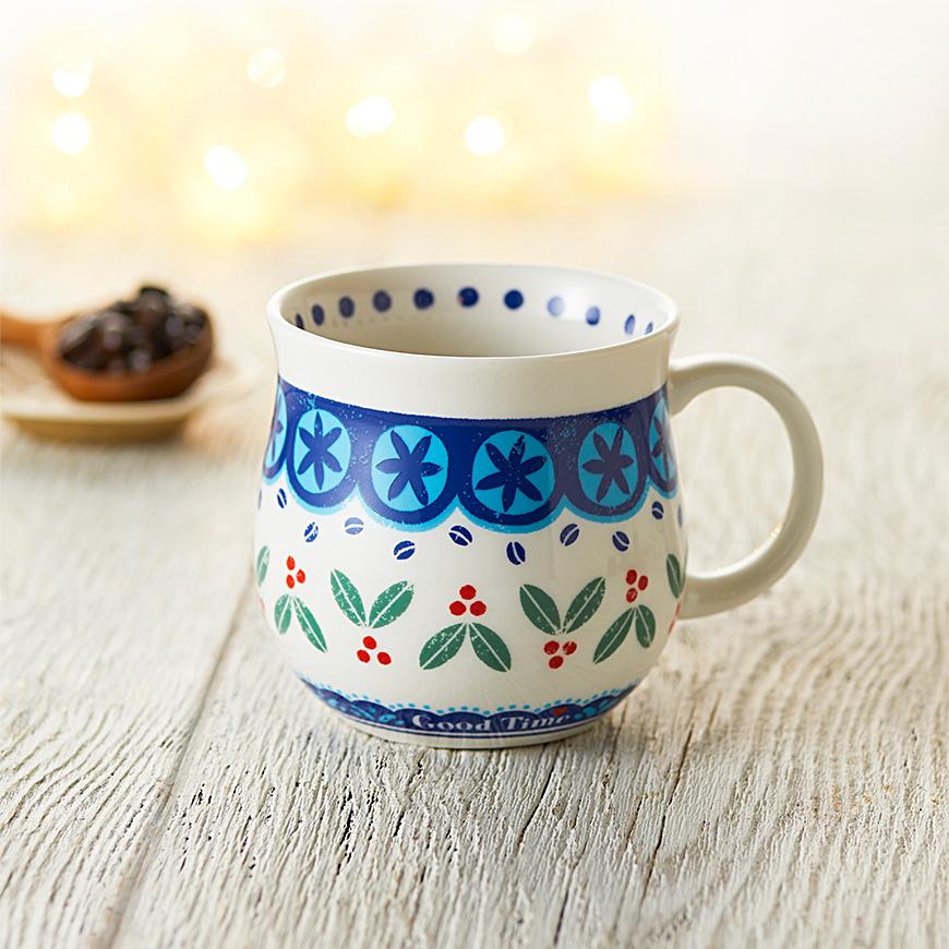 コーヒーフラワー&チェリーマグ