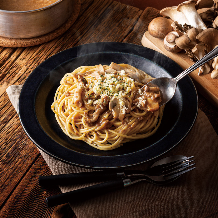 4種のキノコのパスタ~シャンピニオンソース~ セット